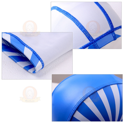 BIBISWIM Comfortable Silicone PU Coated Swimming Cap for Kid Kids