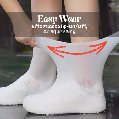 BIBISWIM Rain Shoes Cover Waterproof Motorcycle Rain Boots Cover Shoes