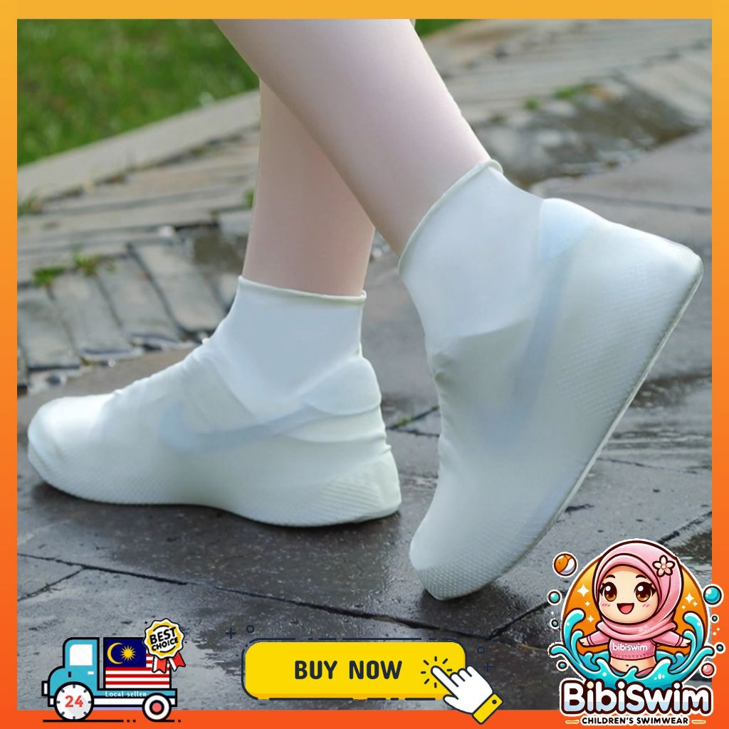 BIBISWIM Rain Shoes Cover Waterproof Motorcycle Rain Boots Cover Shoes