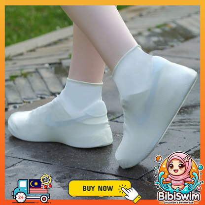BIBISWIM Rain Shoes Cover Waterproof Motorcycle Rain Boots Cover Shoes
