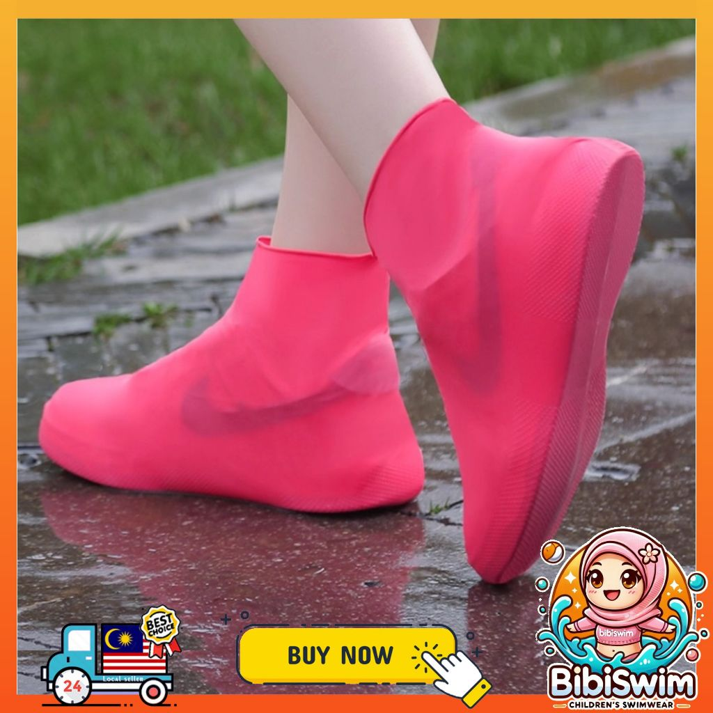 BIBISWIM Rain Shoes Cover Waterproof Motorcycle Rain Boots Cover Shoes