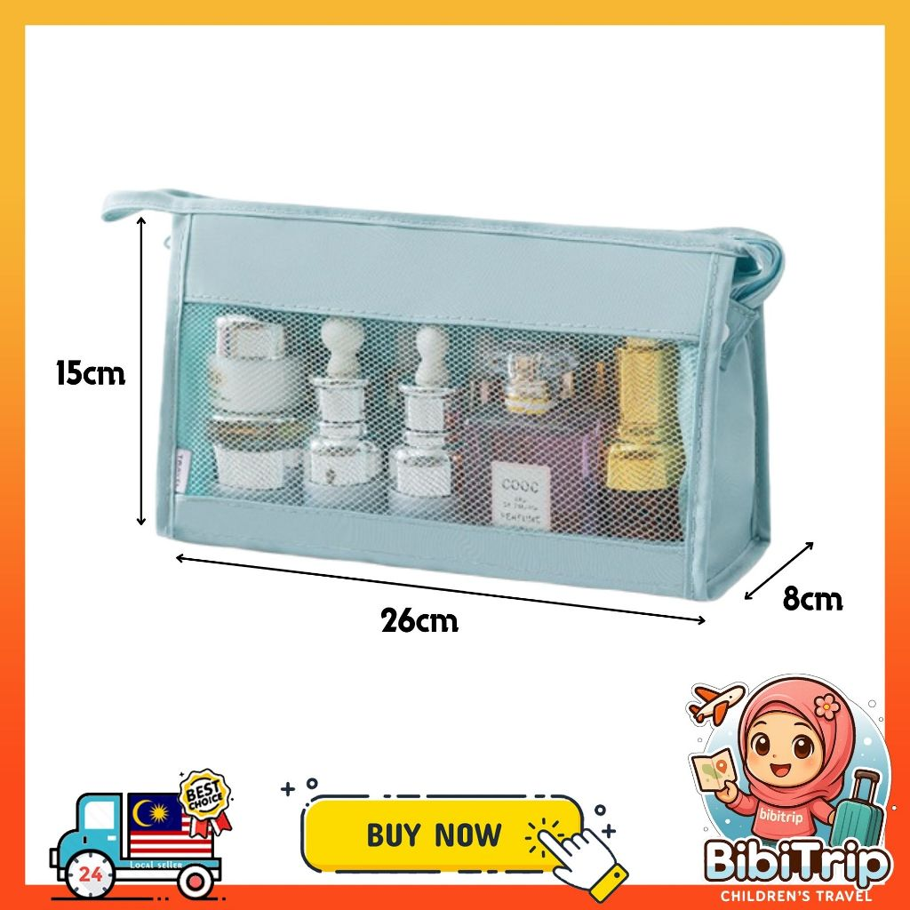 BIBISWIM Travel Bag Organizer Luggage Packing Cubes Travel Toiletries Bag Clothes Organizer Pouch