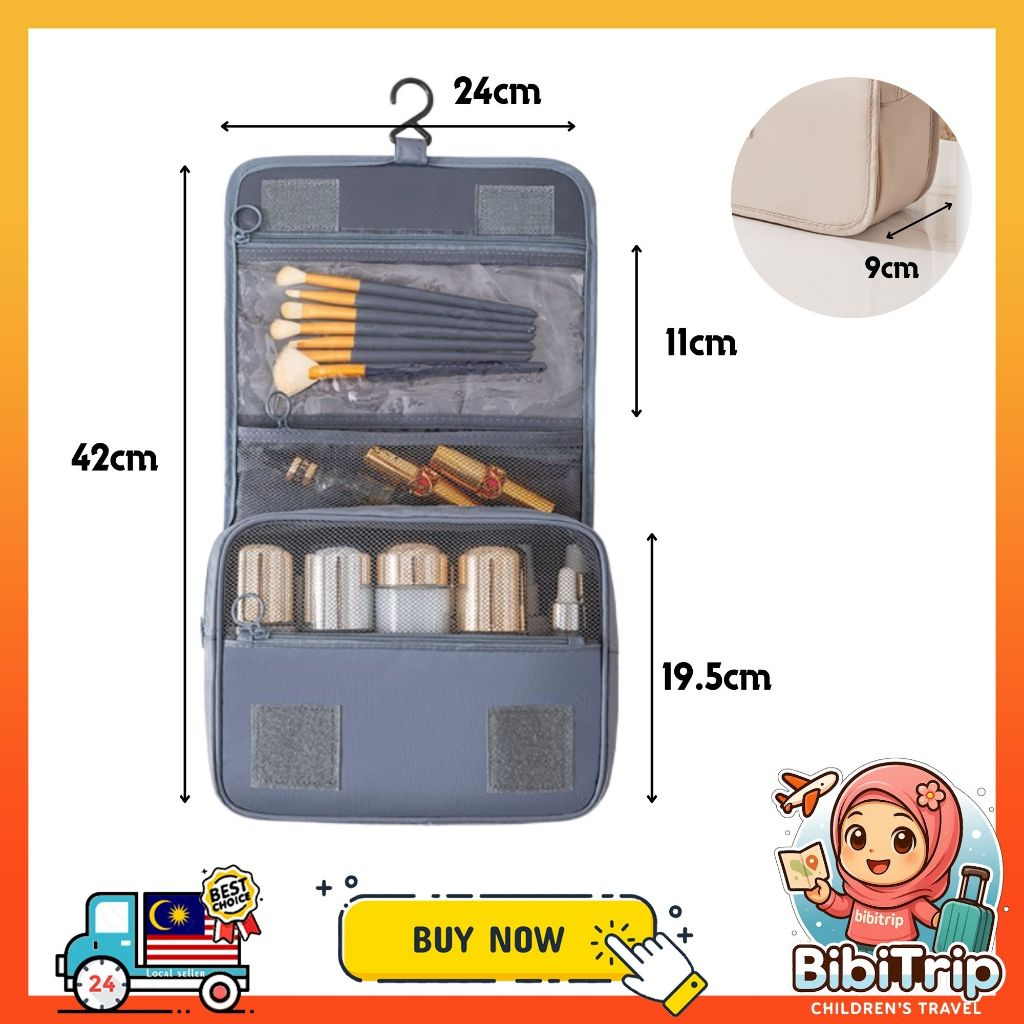 BIBISWIM Travel Bag Organizer Luggage Packing Cubes Travel Toiletries Bag Clothes Organizer Pouch