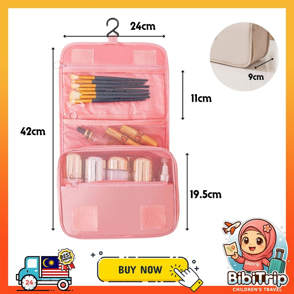 BIBISWIM Travel Bag Organizer Luggage Packing Cubes Travel Toiletries Bag Clothes Organizer Pouch