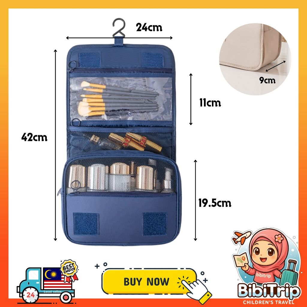 BIBISWIM Travel Bag Organizer Luggage Packing Cubes Travel Toiletries Bag Clothes Organizer Pouch