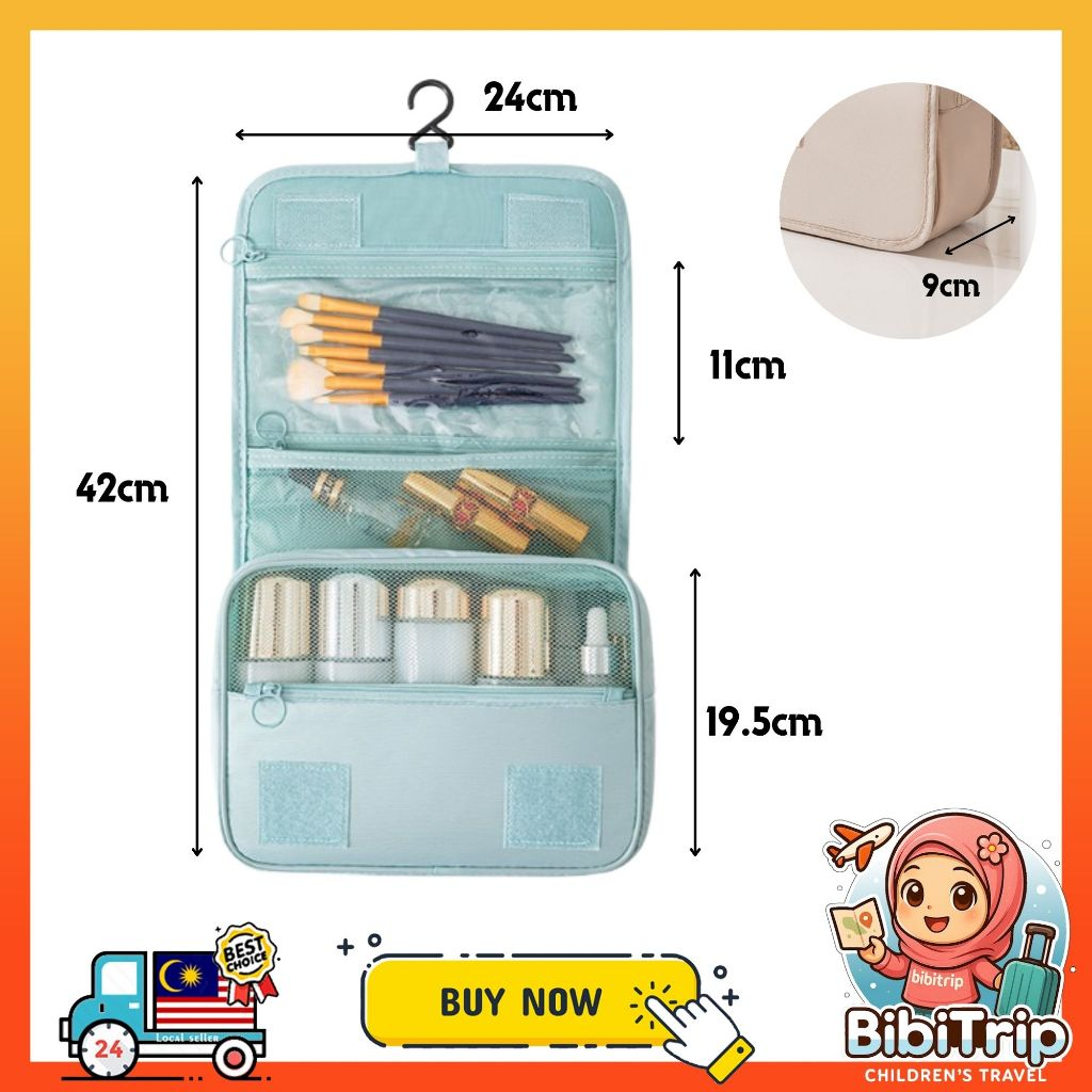 BIBISWIM Travel Bag Organizer Luggage Packing Cubes Travel Toiletries Bag Clothes Organizer Pouch