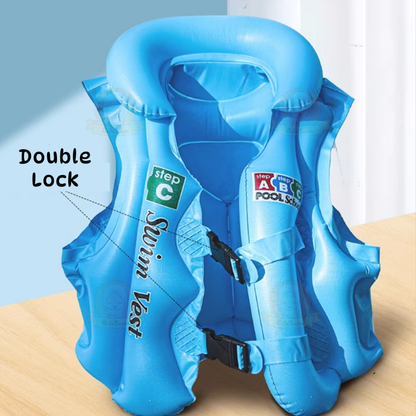 BIBISWIM Children Inflatable Pool Float Life Jacket Vest Baby Swimming Safety Vests