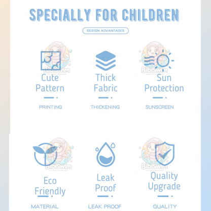 BIBISWIM Inflatable Baby Swimming float Swim Ring Float Handle