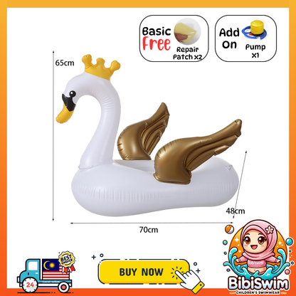 BIBISWIM Inflatable Baby Swimming float Swim Ring Float Handle