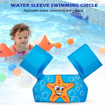 BIBISWIM Kids Swimming Arm Chest Float Vest Baby Swim Trainer Safety Aid Pool Water Life Jacket