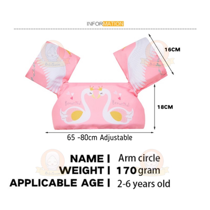 BIBISWIM Kids Swimming Arm Chest Float Vest Baby Swim Trainer Safety Aid Pool Water Life Jacket