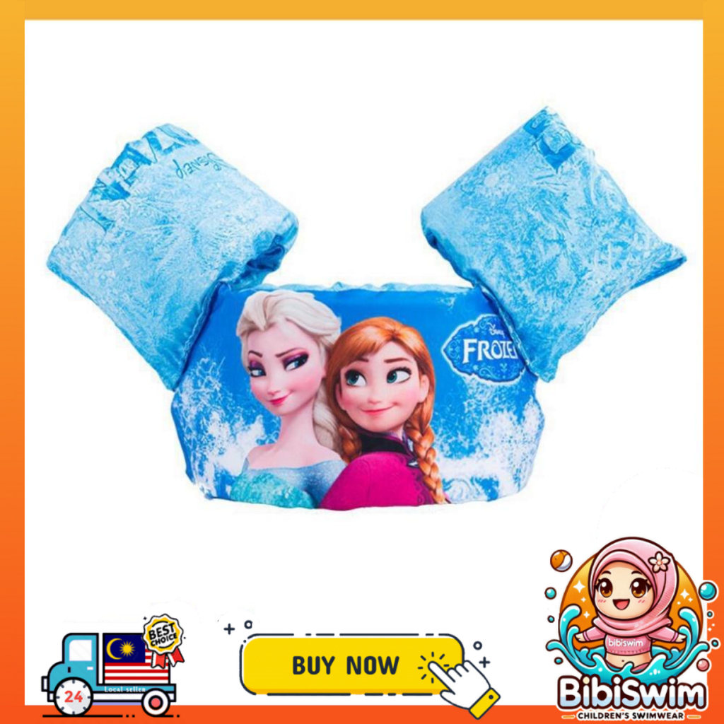 BIBISWIM Kids Swimming Arm Chest Float Vest Baby Swim Trainer Safety Aid Pool Water Life Jacket