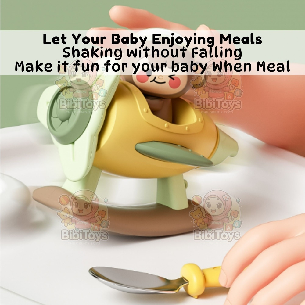 BIBISWIM Baby Bath Toys Fidget Spinner Spinning Spin Wall Suction Whistle Shower Toy