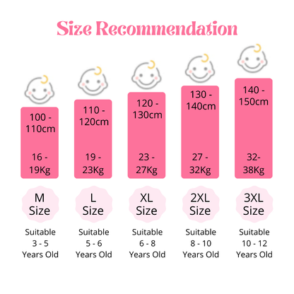 BIBISWIM Kids Swimming Suit 3pcs Swimsuit Long Sleeve Boy Girls Swimwear