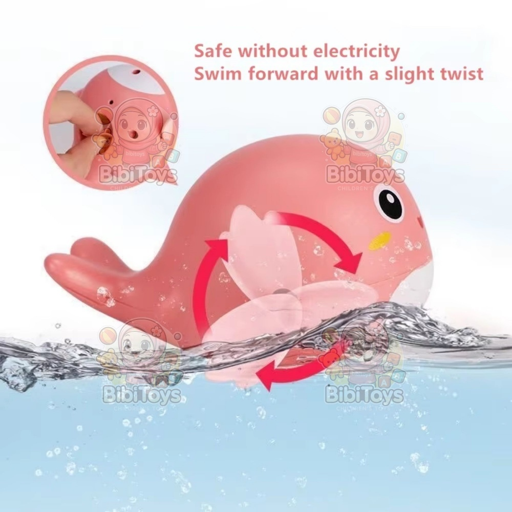 BIBISWIM Swimming Toy Baby Toys Bath Animal Toddler Kids Pool Water Girls