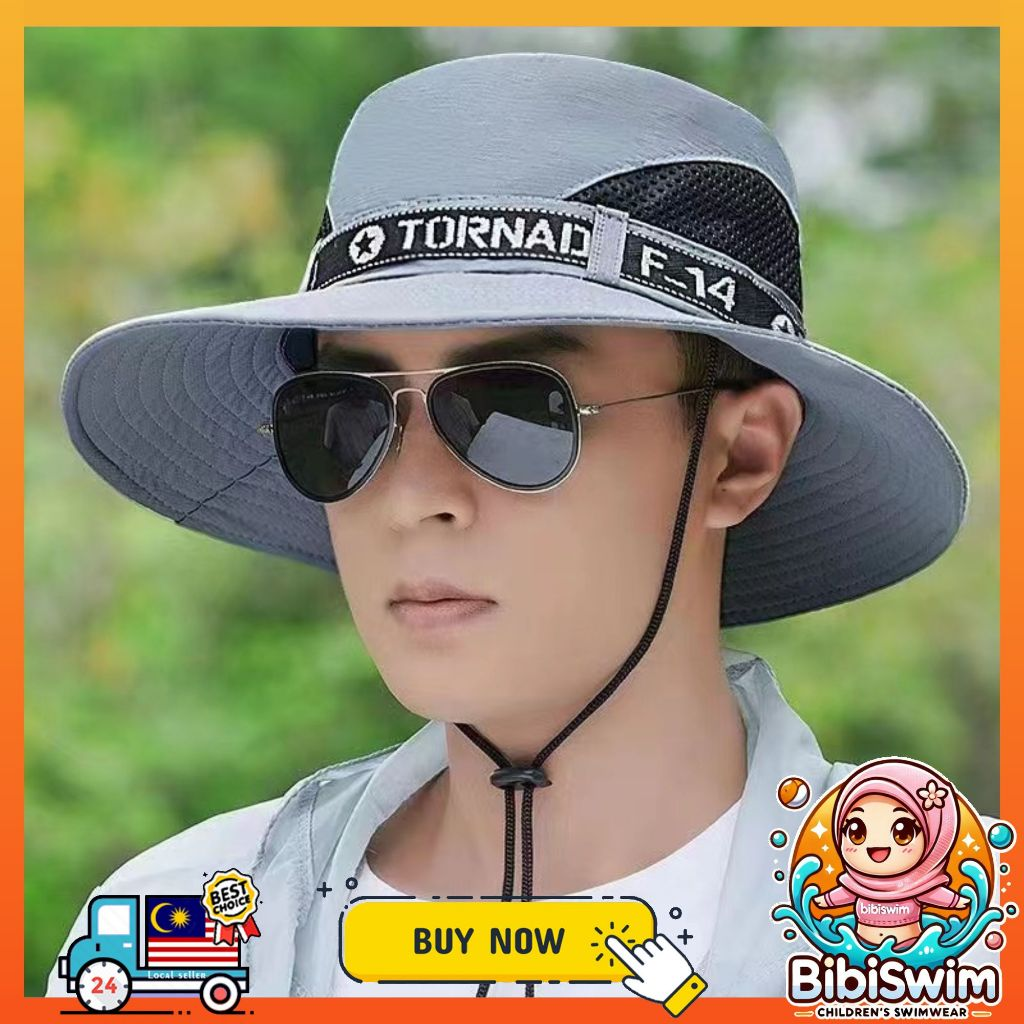 BIBISWIM Sun Hat Uv protection Windproof Hiking Hat Face Cover Waterproof Cap Fishing Camping Hats