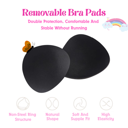 BIBISWIM Swimming Suit Woman Sports One-Piece Shorts Swimsuit Beachwear