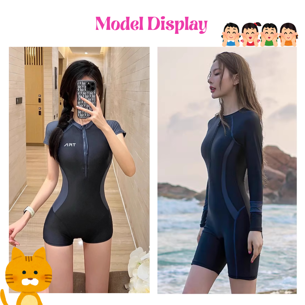 BIBISWIM Swimming Suit Woman Sports One-Piece Shorts Swimsuit Beachwear