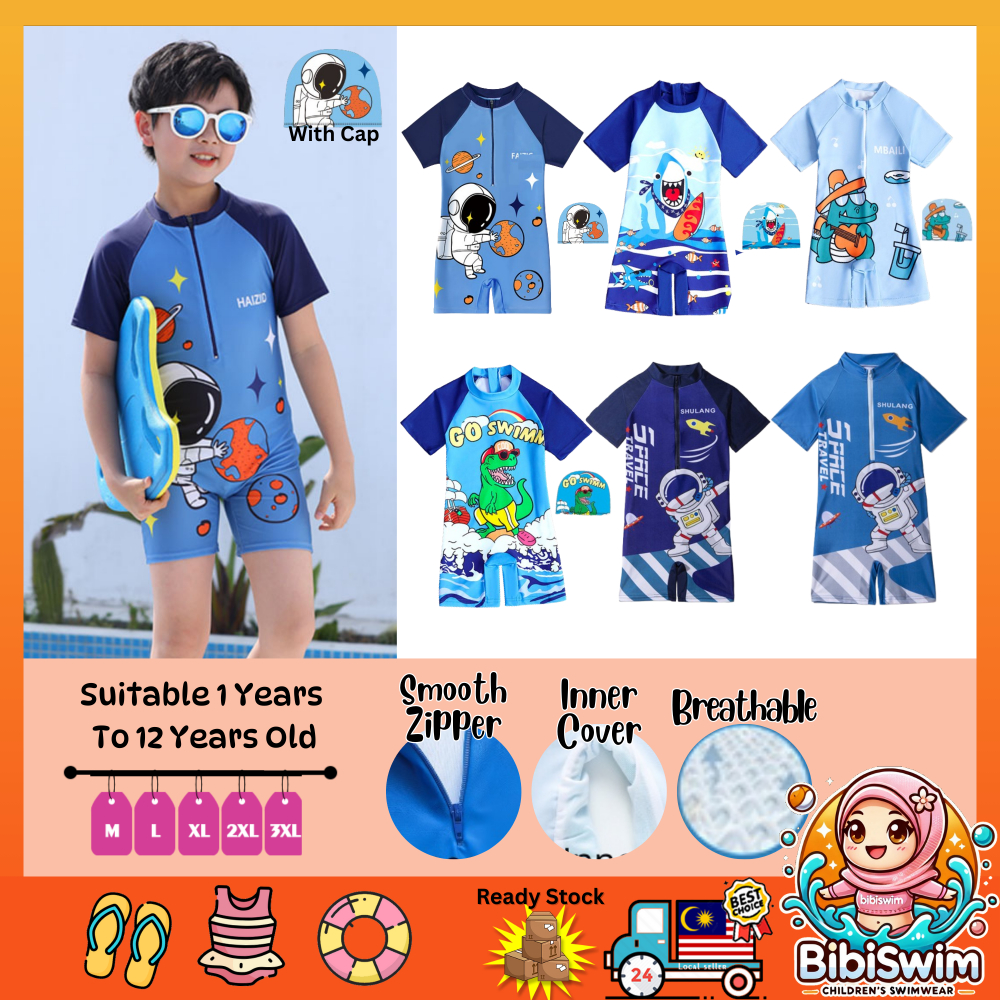 BIBISWIM Swimming Suit Kid Boy Swimsuit Kids Girl Boy Swimwear