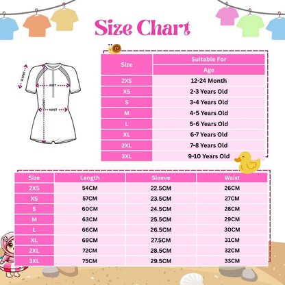 BIBISWIM Baby Neoprene Thermal Swim Wear Swimwear Wetsuit Kids Keep Warm Prevent Cold Swimming Suits