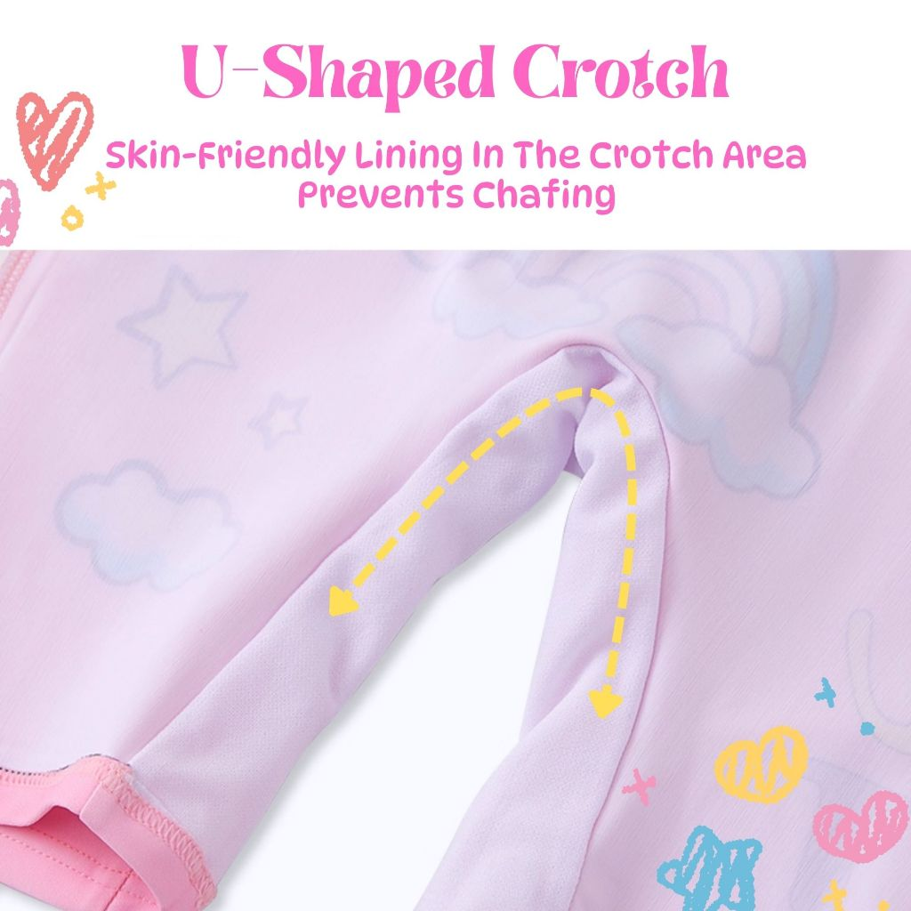 BIBISWIM Swimwear Baby Boy Girl 0-3 Years Old Kids Infant Short Sleeve Swimming Suit Swimsuit Baby