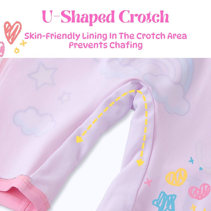 BIBISWIM Swimwear Baby Boy Girl 0-3 Years Old Kids Infant Short Sleeve Swimming Suit Swimsuit Baby