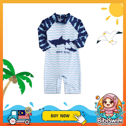 BIBISWIM Swimwear Baby Boy Girl 0-3 Years Old Kids Infant Short Sleeve Swimming Suit Swimsuit Baby