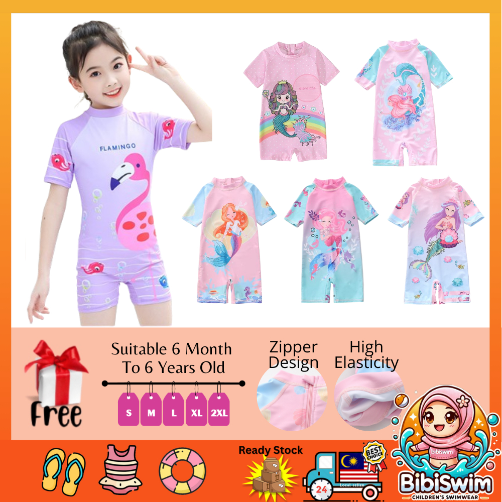 BIBISWIM Swimming Suit Kid Swimsuit Baby Swimming Suit Girl Swimwear