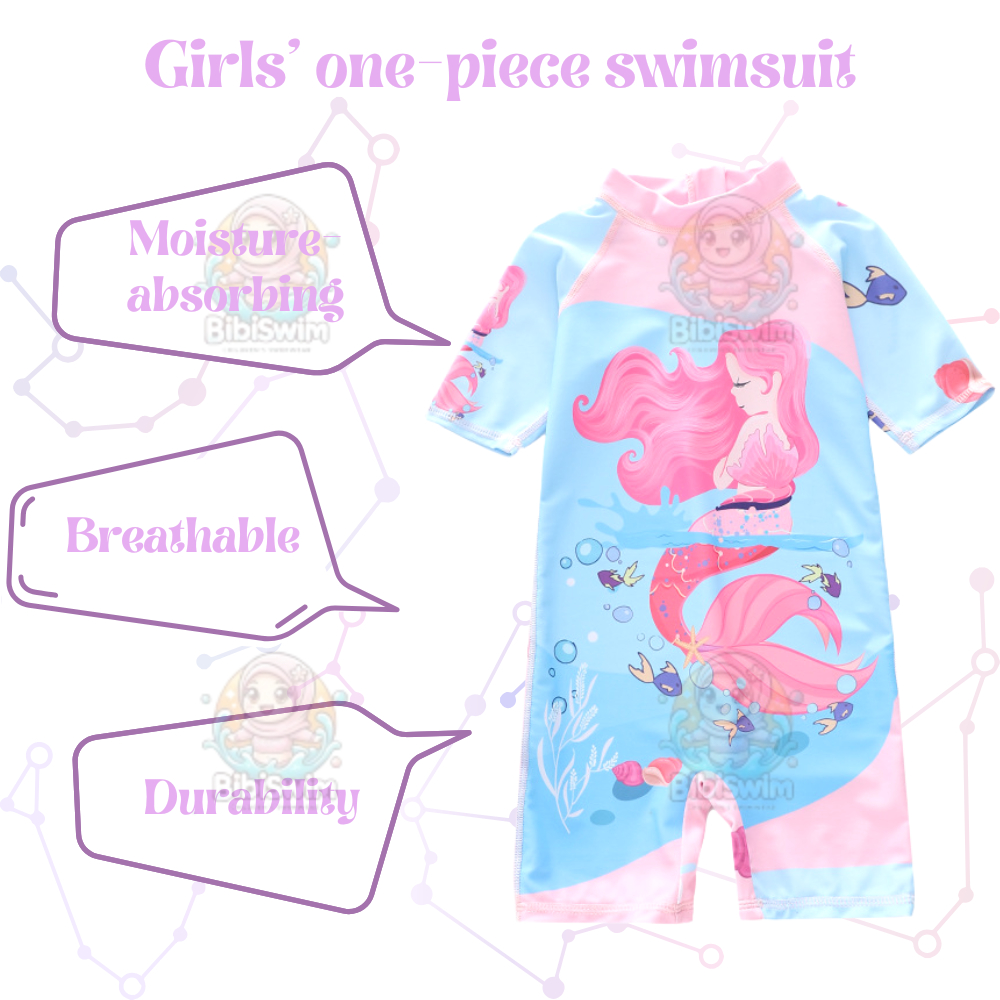 BIBISWIM Swimming Suit Kid Swimsuit Baby Swimming Suit Girl Swimwear