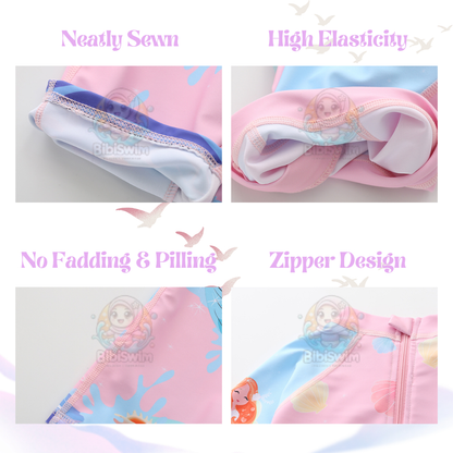 BIBISWIM Swimming Suit Kid Swimsuit Baby Swimming Suit Girl Swimwear