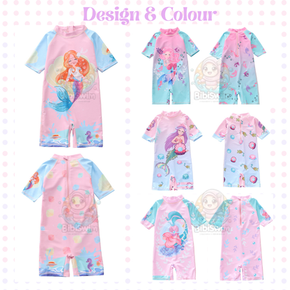 BIBISWIM Swimming Suit Kid Swimsuit Baby Swimming Suit Girl Swimwear