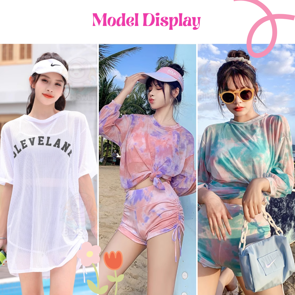 BIBISWIM Swimming Suit For Women Swimwear Three Piece Sport Bikini Plus Size Swimsuit