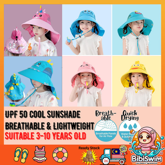 BIBISWIM UPF 50 Kids Sun Hat