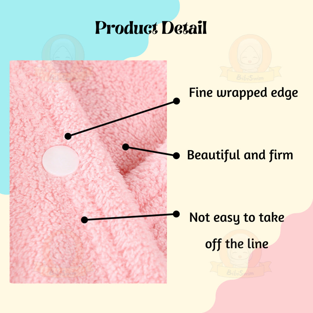 BIBISWIM Kids Hooded Towel 7 Designs