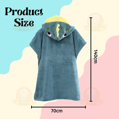 BIBISWIM Kids Hooded Towel 7 Designs