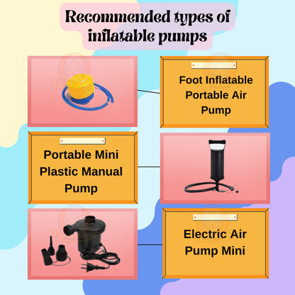 BIBISWIM Kids Pool Float Mattress Pump
