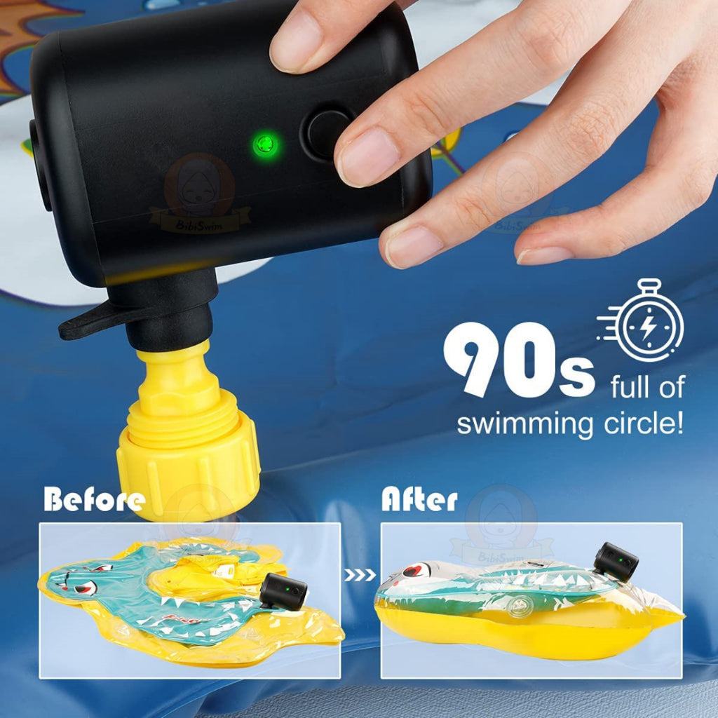 BIBISWIM Portable Electric Air Pump 2500mAh