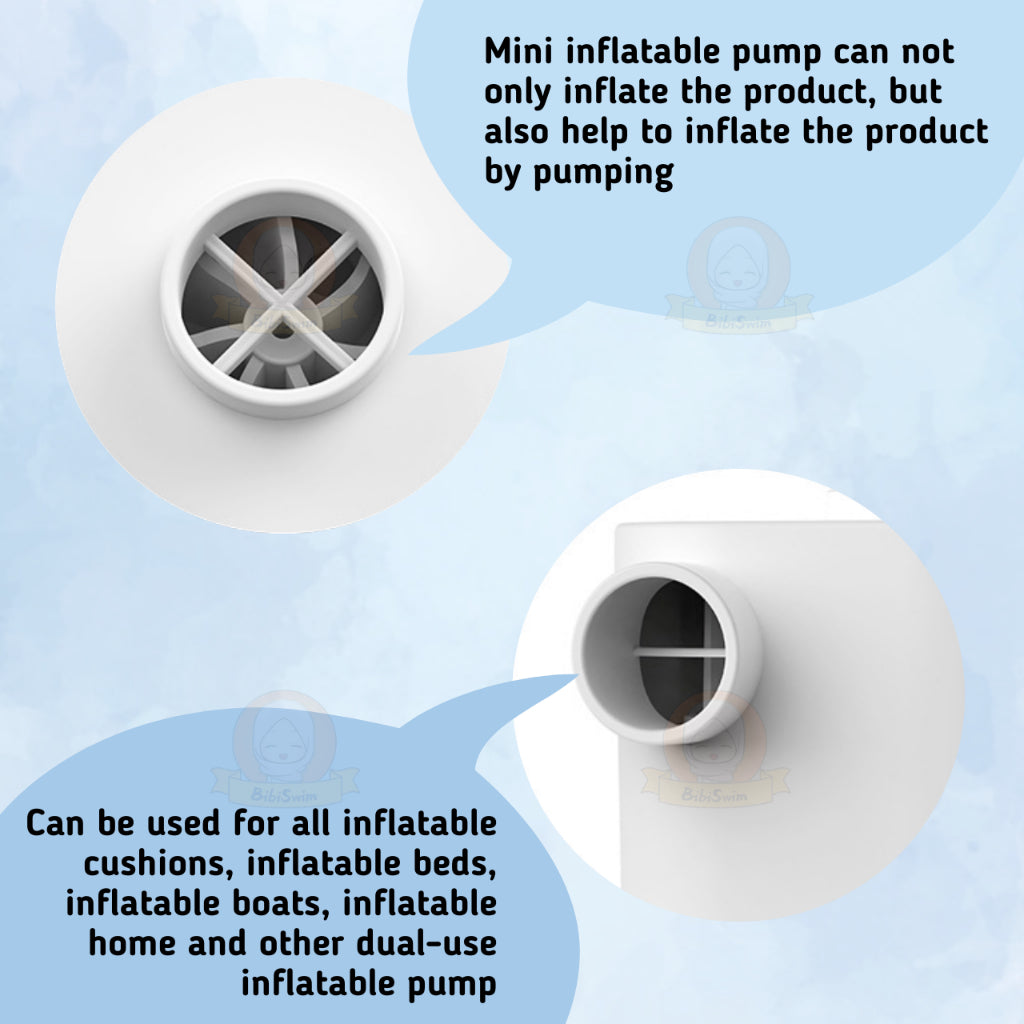 BIBISWIM Portable Electric Air Pump 2500mAh