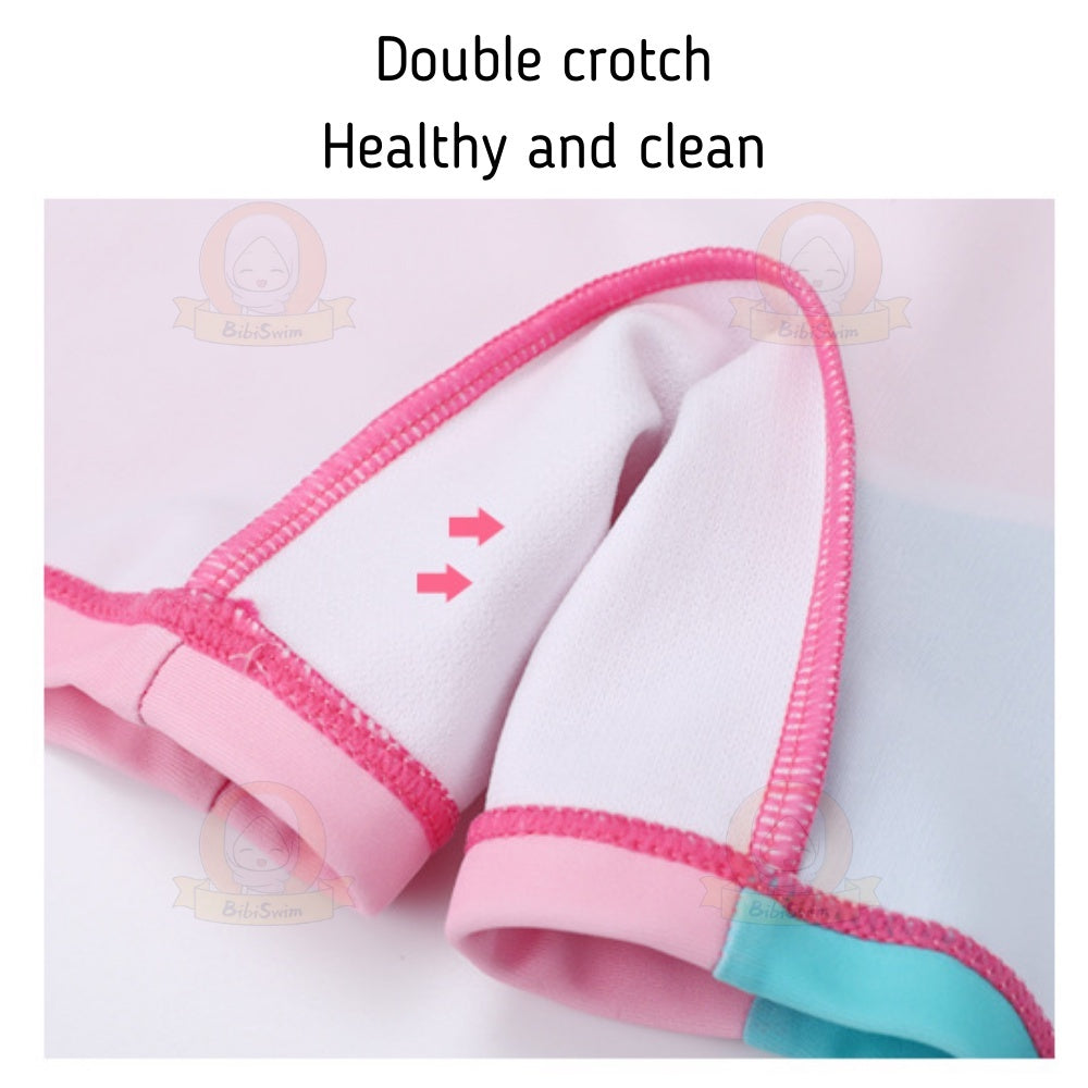 BIBISWIM Mermaid Kitty UPF50+ Swim Set