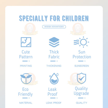 BIBISWIM Cartoon Kids Swim Ring 1+