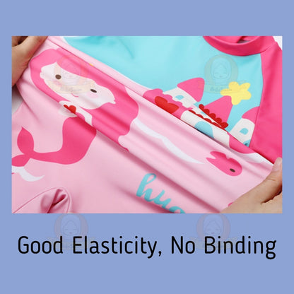 BIBISWIM Mermaid Kitty UPF50+ Swim Set