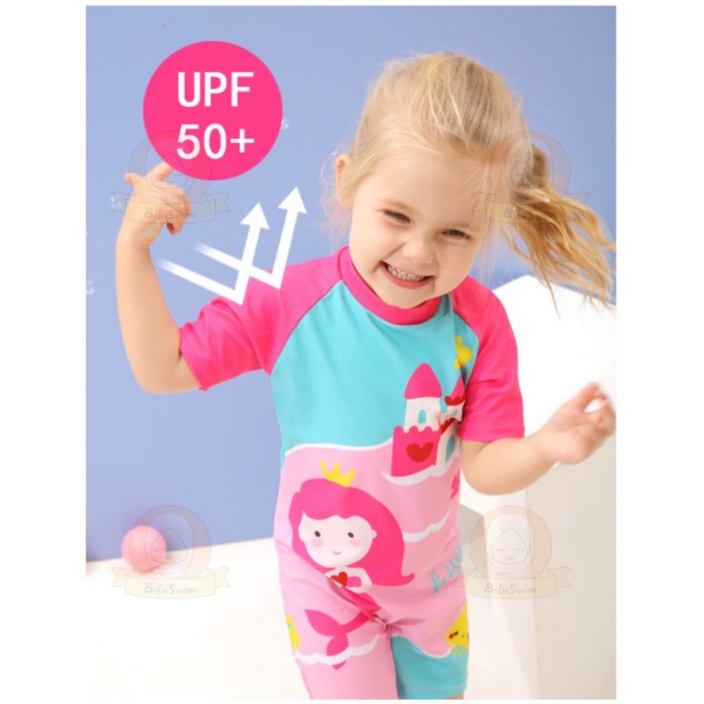 BIBISWIM Mermaid Kitty UPF50+ Swim Set