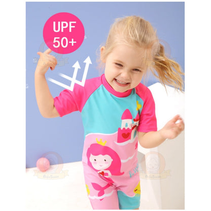 BIBISWIM Mermaid Kitty UPF50+ Swim Set