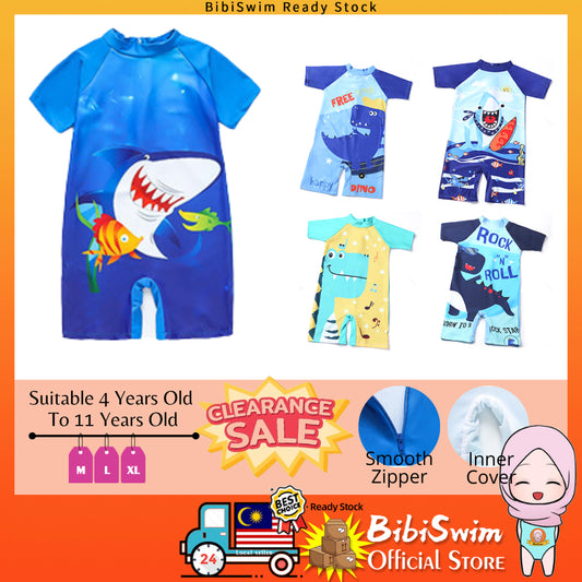 BIBISWIM Shark Dino Swim Set