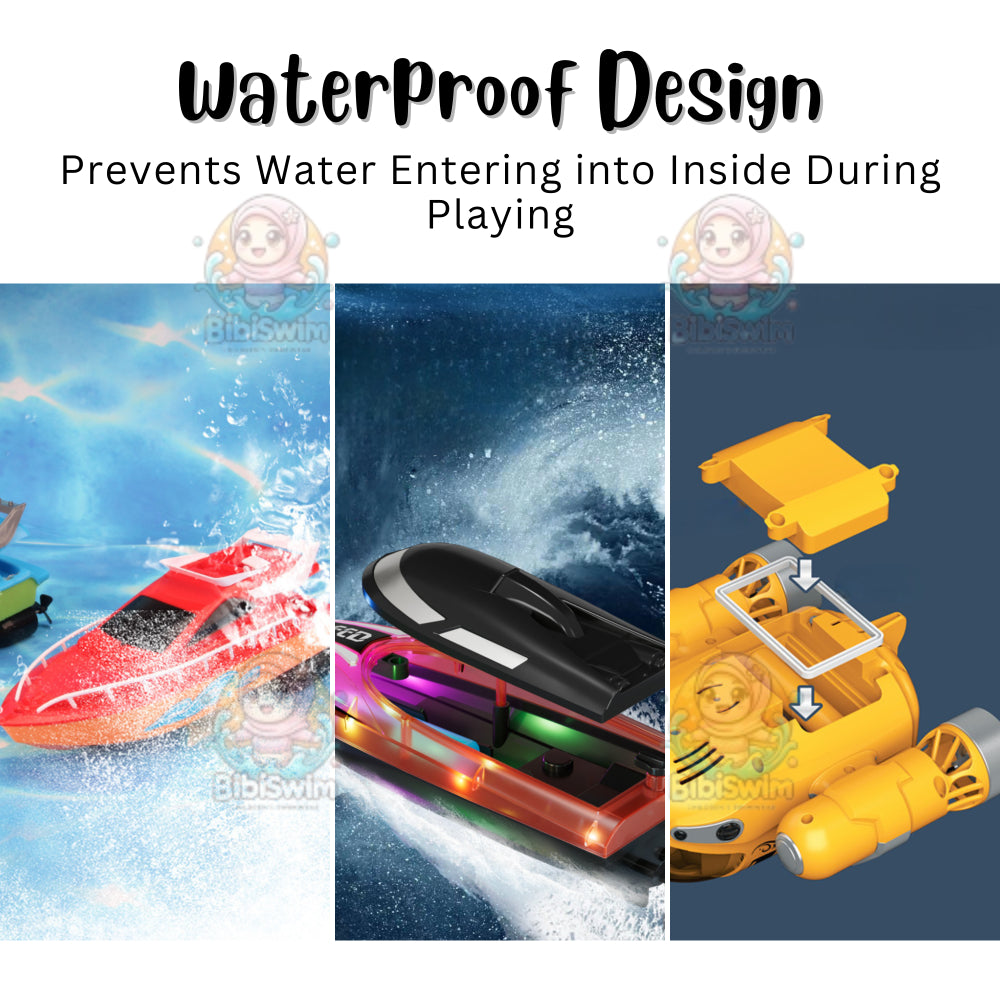 BIBISWIM Self-Righting RC Speedboat