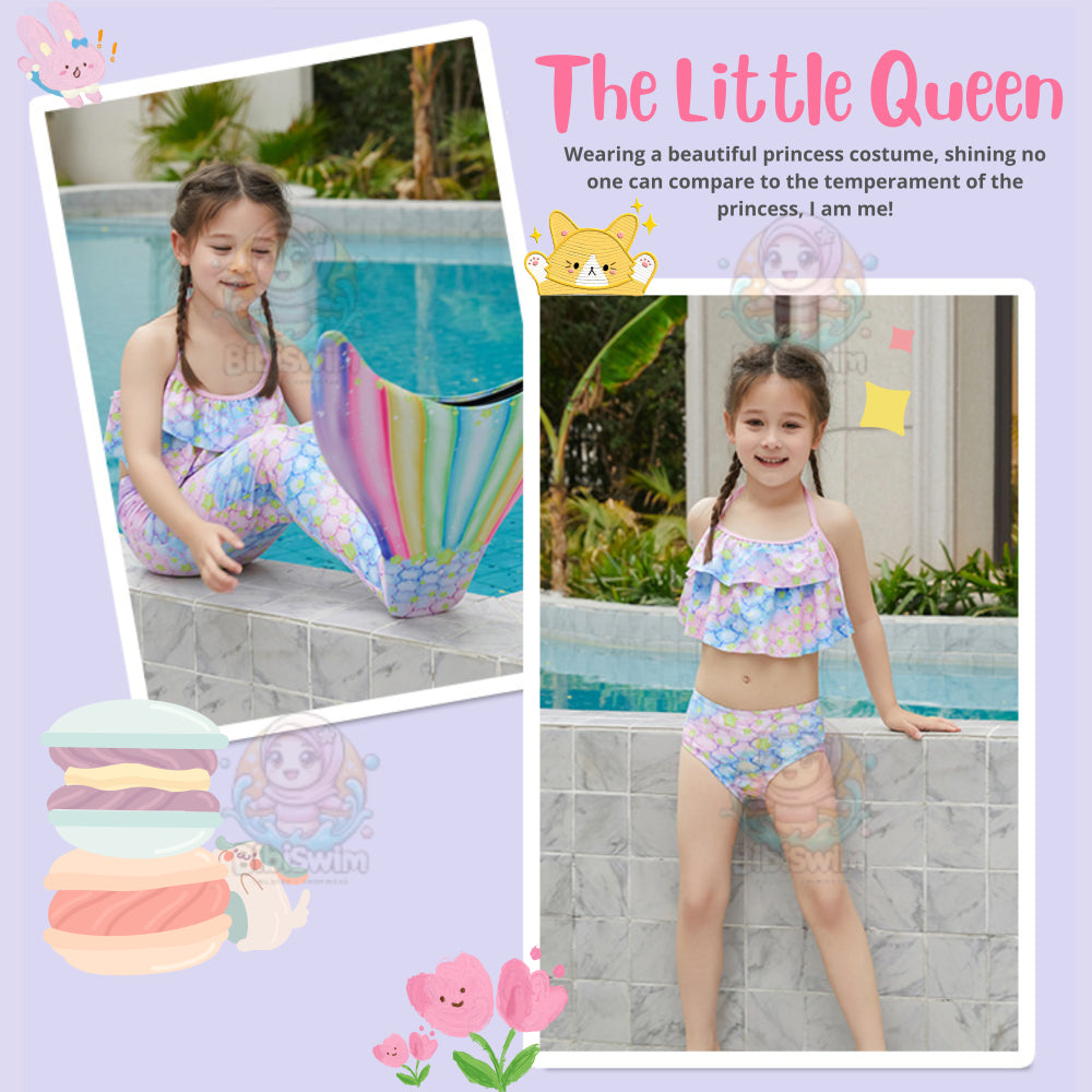 BIBISWIM Mermaid Swim Set 3-12Y