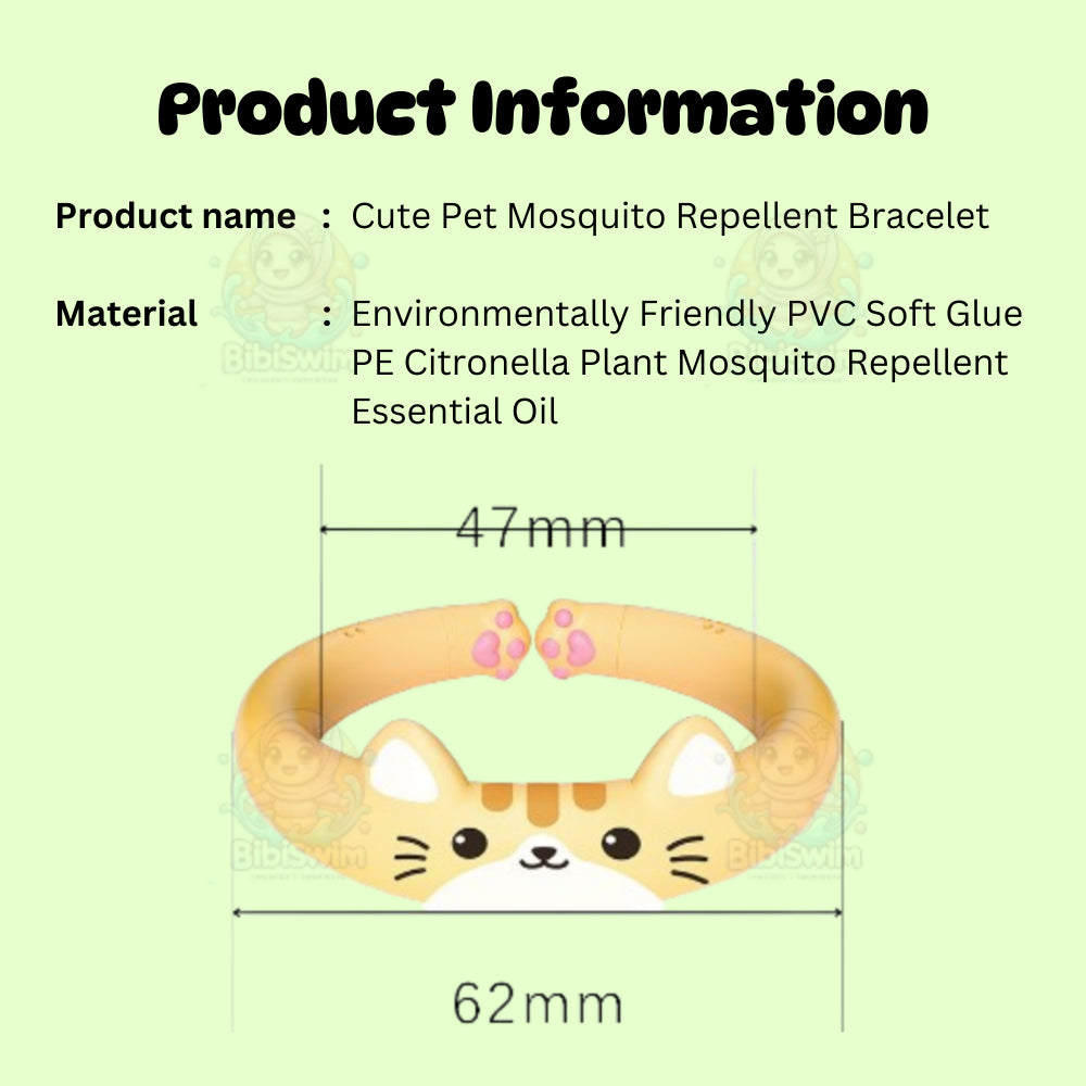 BIBISWIM Baby-Safe Mosquito Repellent Bracelet