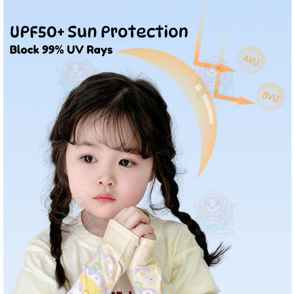 BIBISWIM UV Block Kids Arm Sleeves