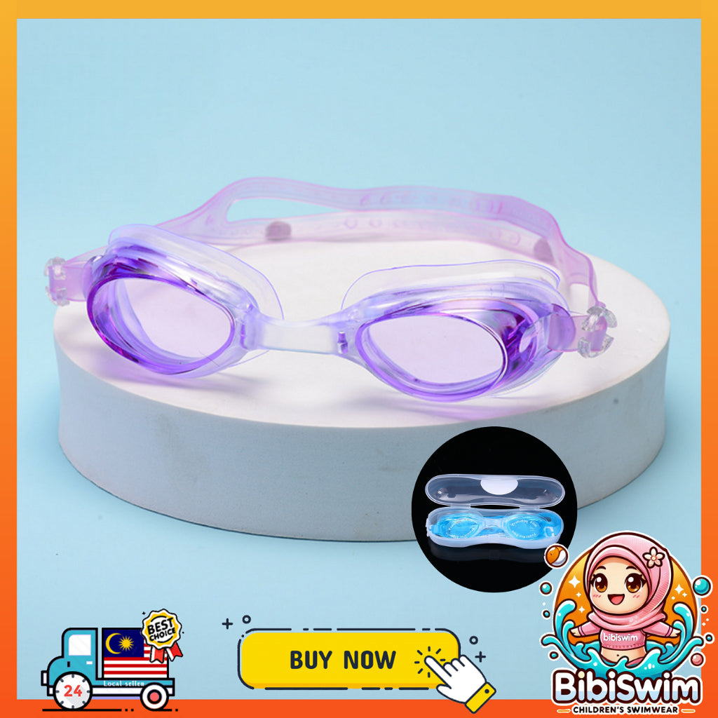 BIBISWIM Kids Swim Goggles AntiFog 3-12
