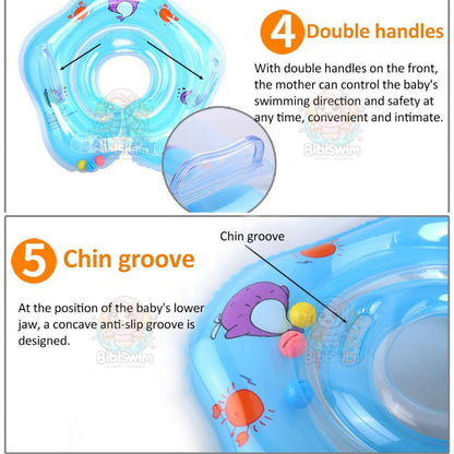 BIBISWIM Double Airbag Baby Neck Float